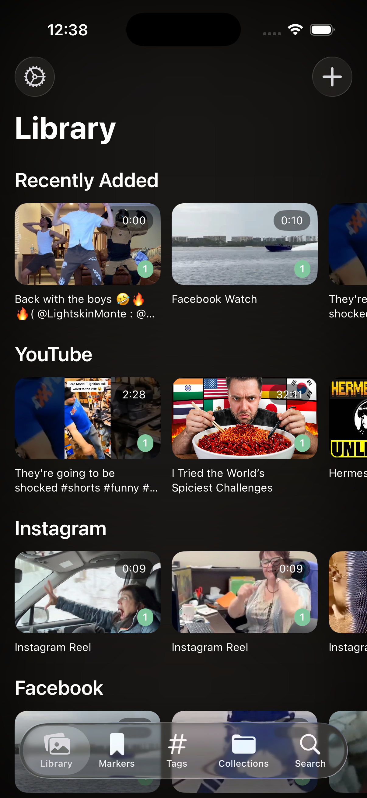 MarkerShelf app